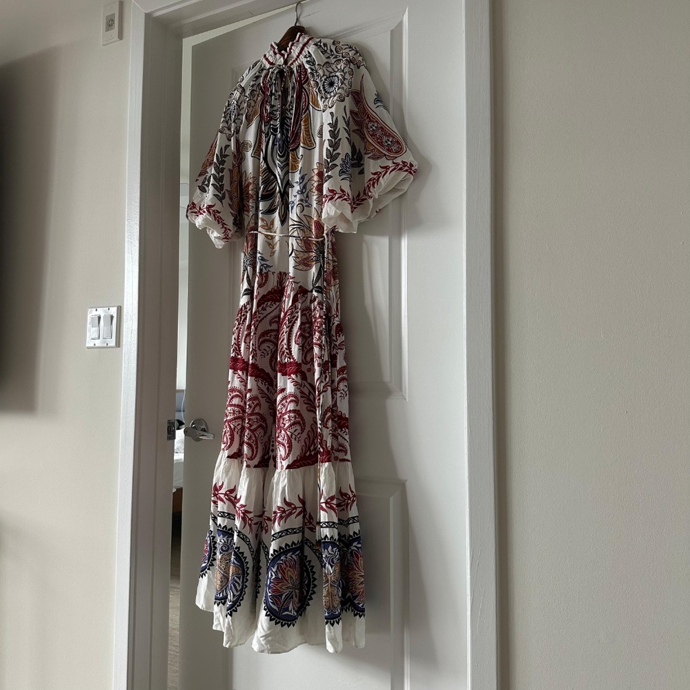 Farm Rio Tropical Camafeu Boho Glam Maxi Dress - Picture 6 of 8